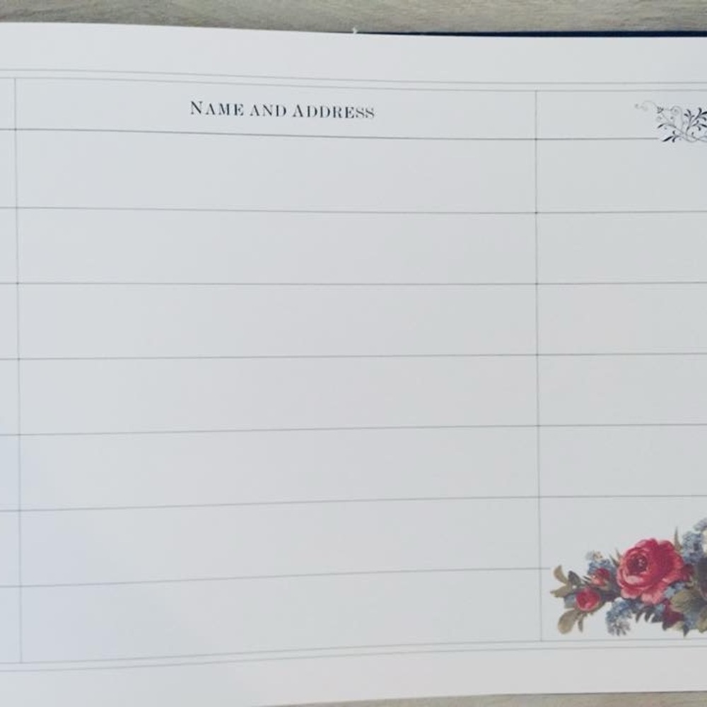 Vintage 1987 Penhaligon’s A Victorian Posy Scented Visitor’s Book - Picture 4 of 4